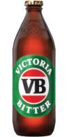 stubbie of Victoria Bitter