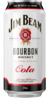 can of UDL Jim Beam & Cola