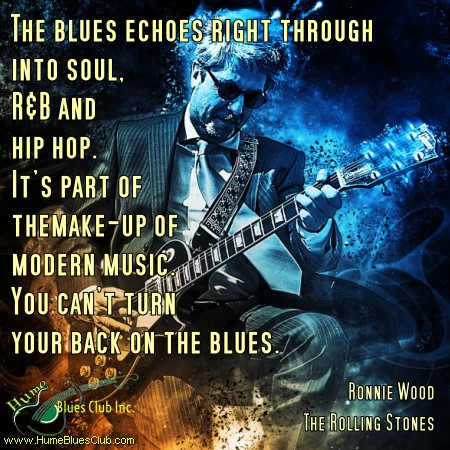 The blues echoes right through into soul The blues echoes right through into soul