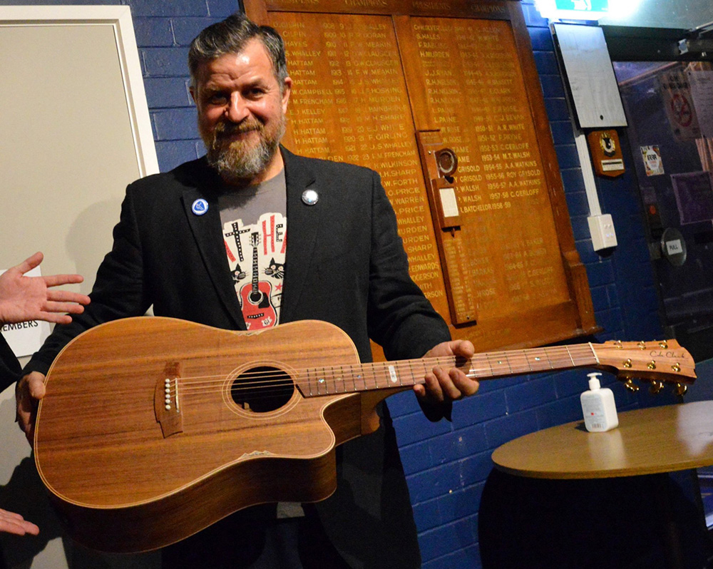 President and MC at Hume Blues Club 